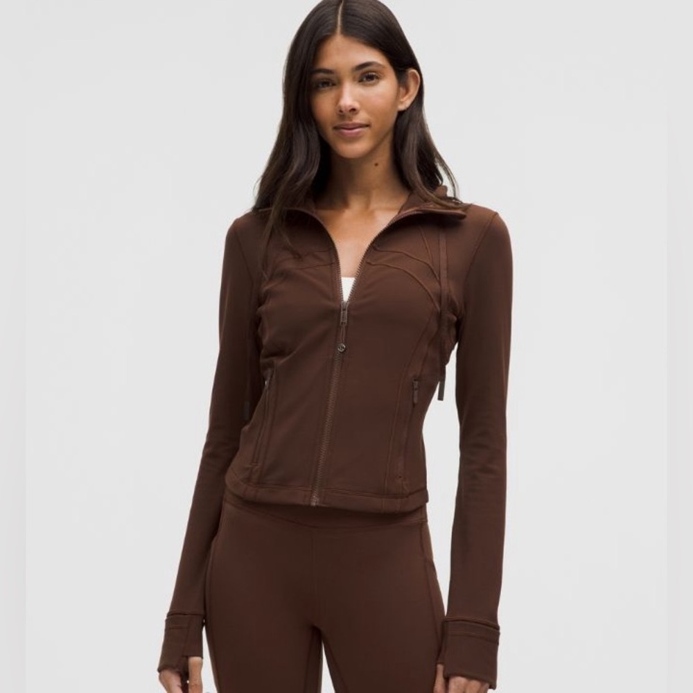 lulu cropped hooded define jacket